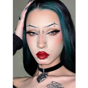 Killstar ✦ Maleficum Matte Lipstick ✦ Coven Cosmetics Bright Red Vanilla Scent